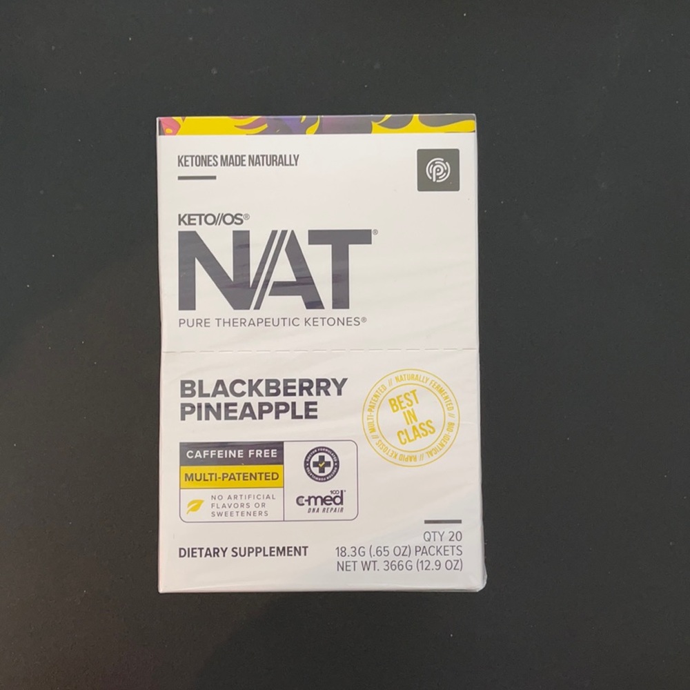 new sealed Prüvit keto nat blackberry pineapple